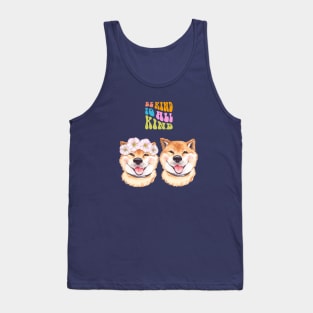 Shiba Inus Be Kind Tank Top